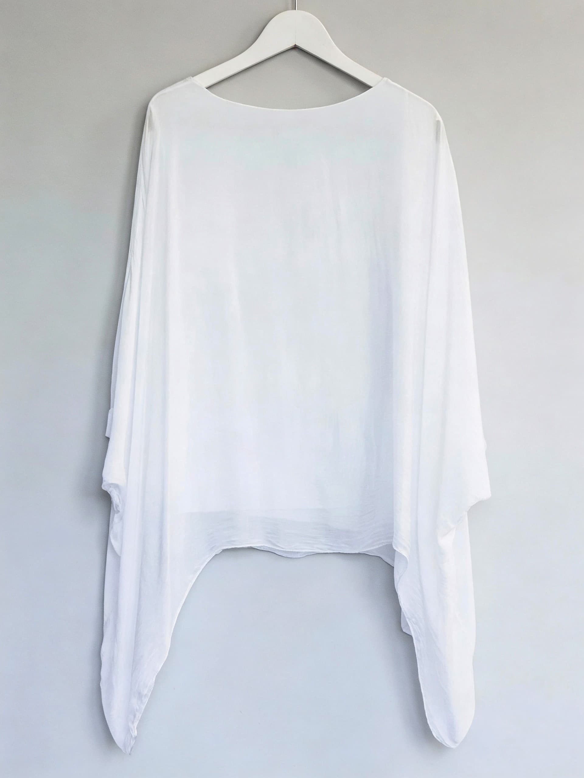 Silk Batwing Top